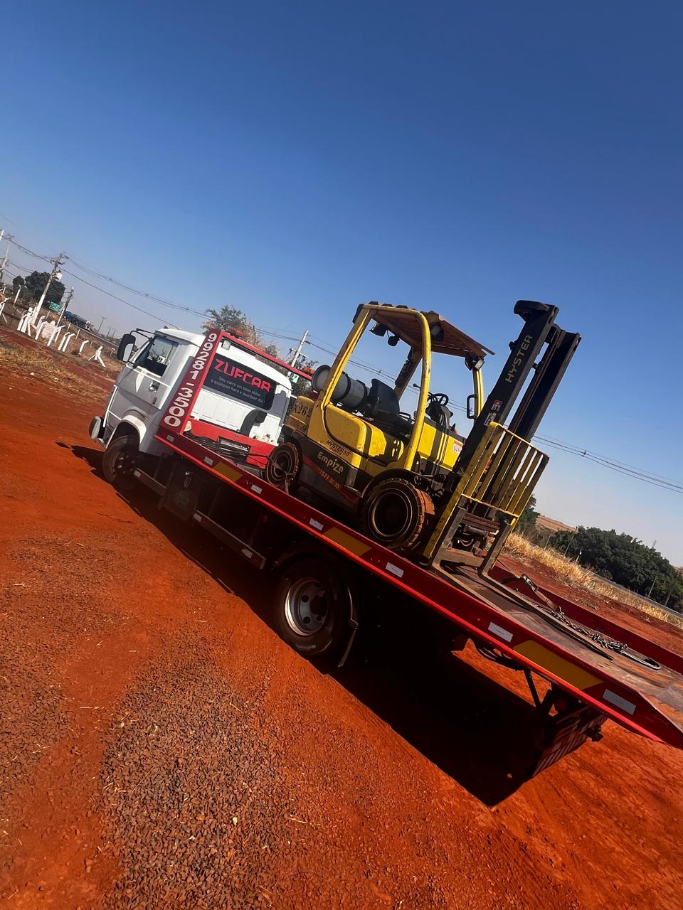 Guincho em operação